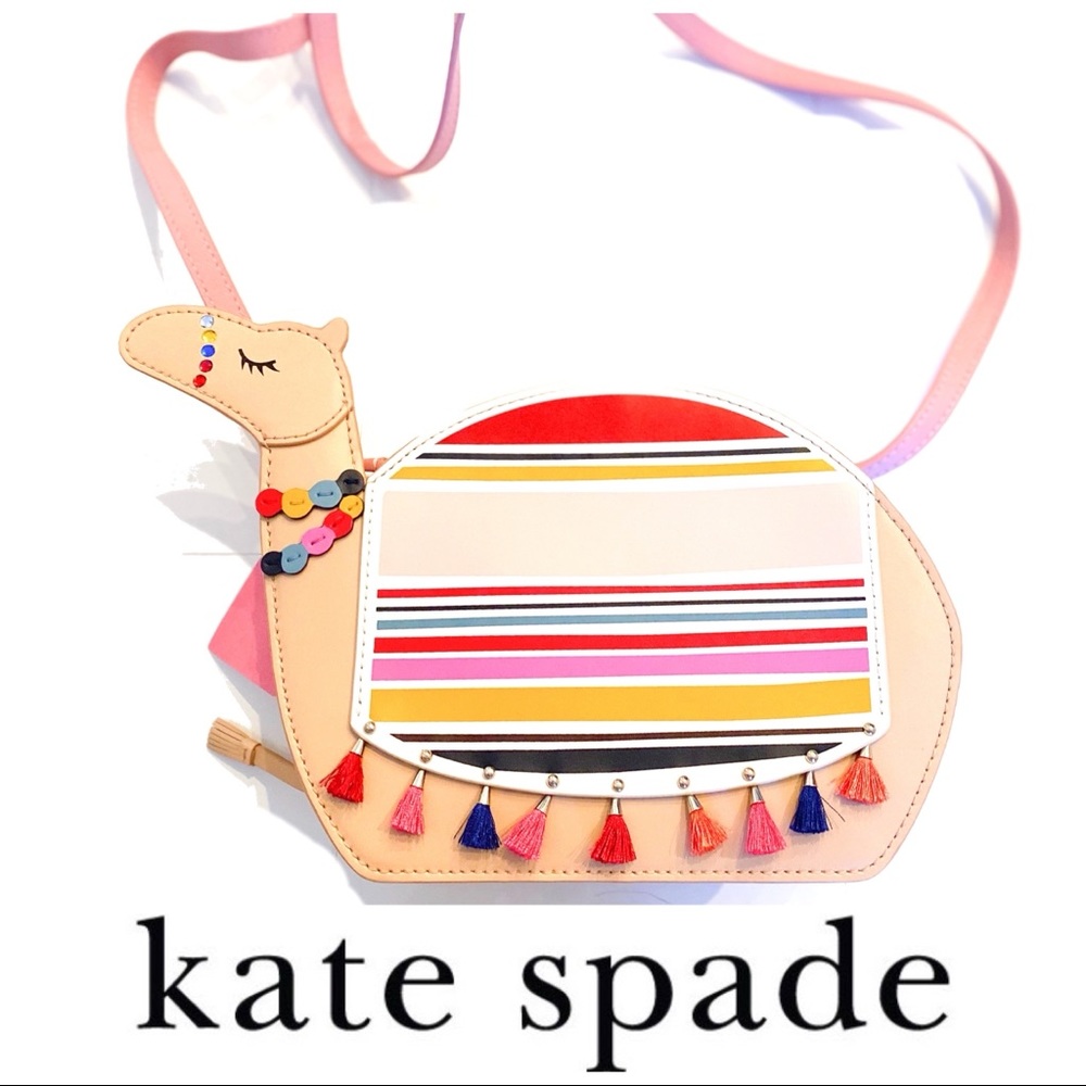Kate Spade camel spice things up crossbody bag